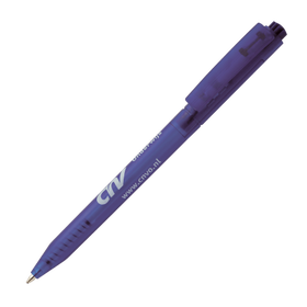 Donkerblauwe basic pen bedrukken en bestellen